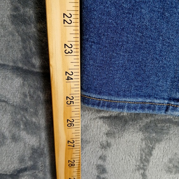 American Eagle Jeans Womens 00 Short Blue Mom Jean High Rise Stretch Denim - Picture 4 of 11